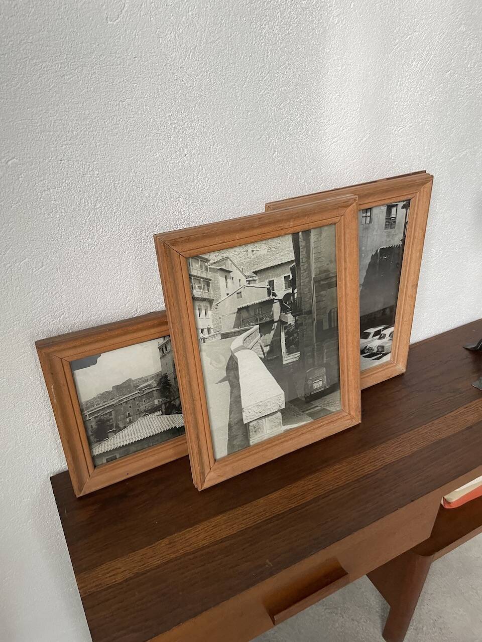 Set de trois photos noir et blanc 1950