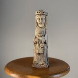Stone statuette of the Virgin and Child