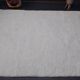 Traditional handmade pure white wool rug size 1.5/2.5 m.