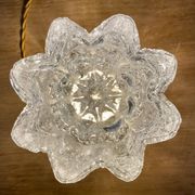 Vintage glass globe wall lamp in the shape of a flower