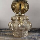 Gold tilting wall light