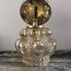 Gold tilting wall light