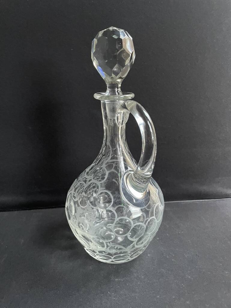 Ewer carafe – Blown and cut crystal