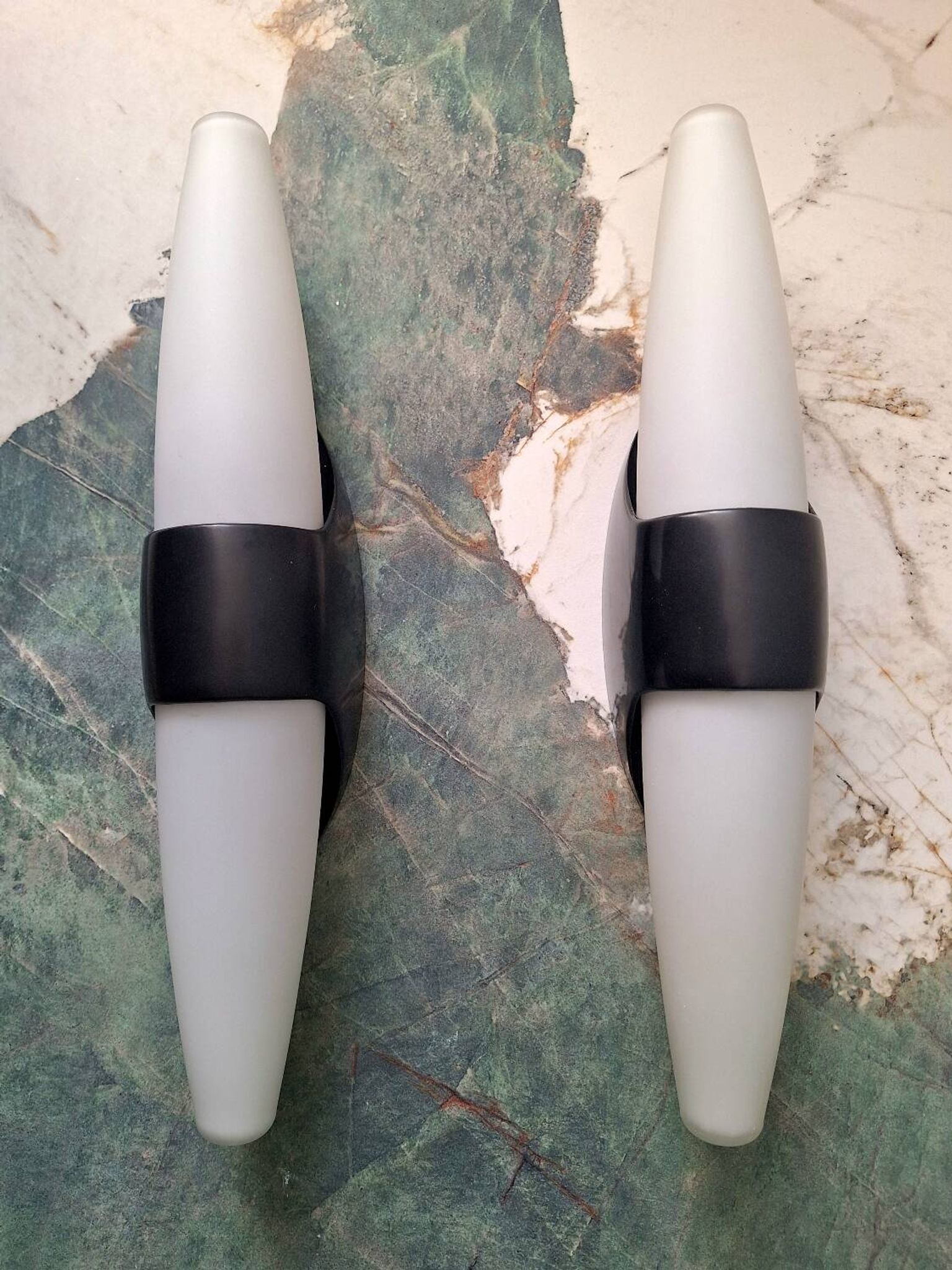 Pair of vintage Bo Niko wall lights, vintage design lighting