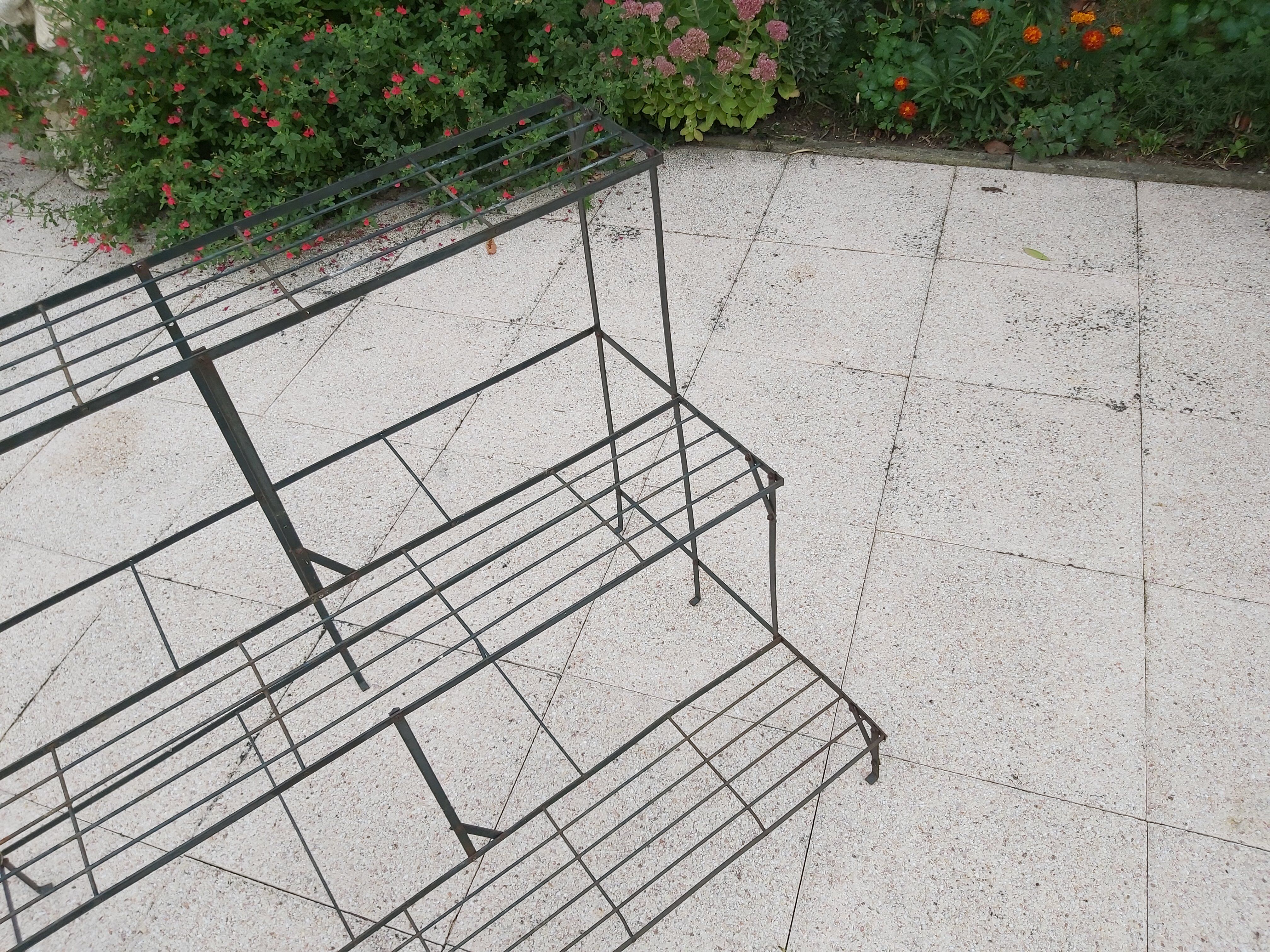Iron plant holder