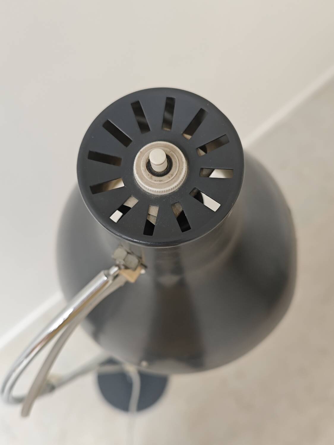 Lampadaire réglable anthracite 1716 par Josef Hurka pour Napako