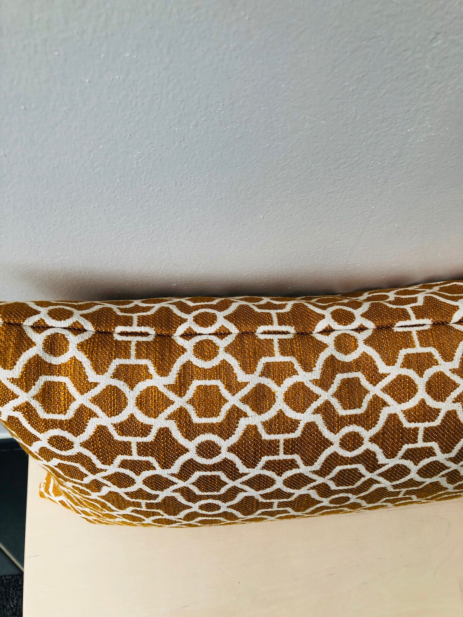 Ochre cushion