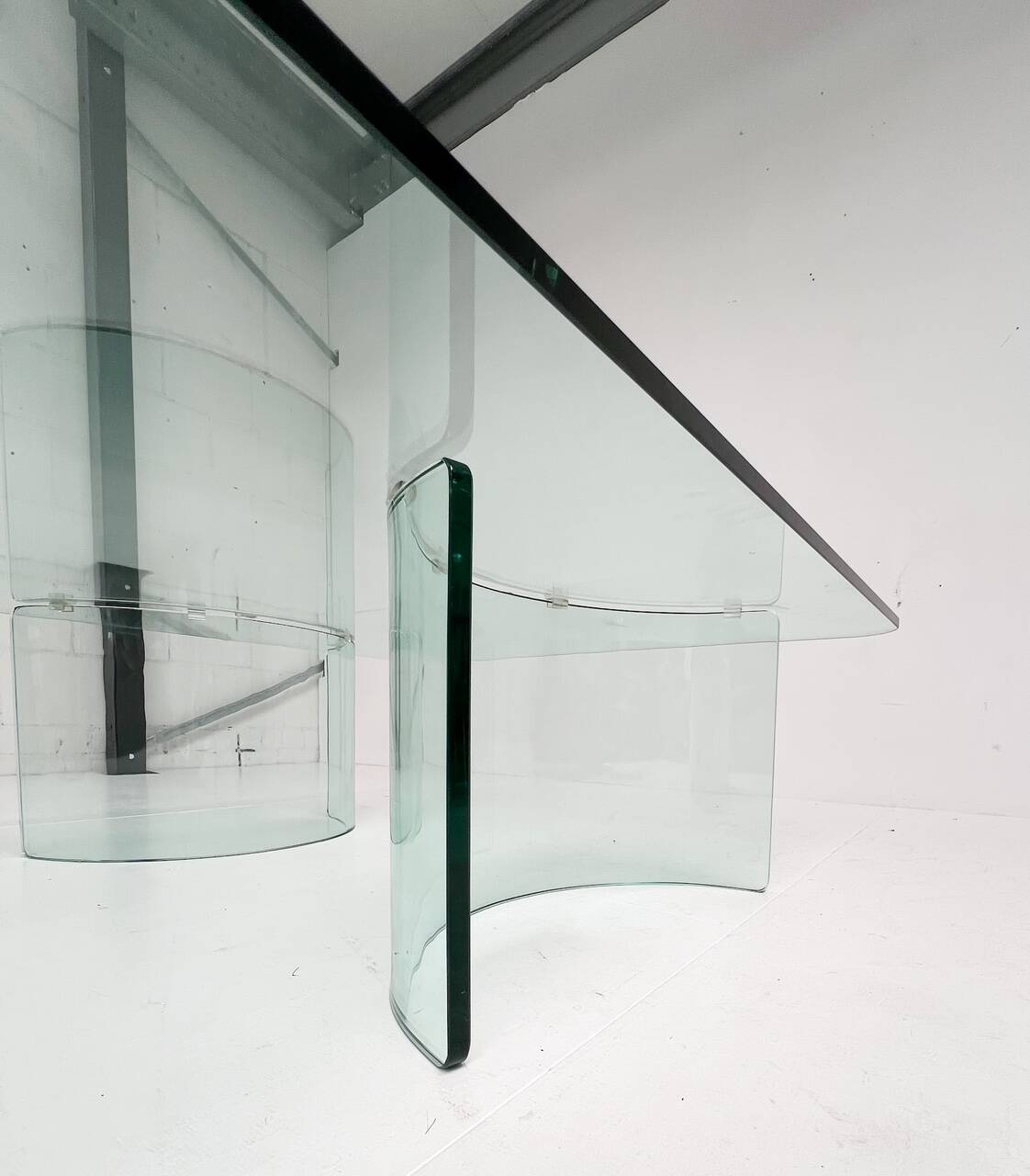 Modern Italian glass coffee table, 1970s