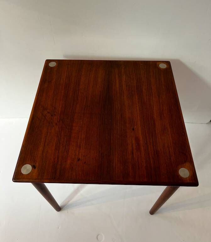 Table d'appoint carré en palissandre