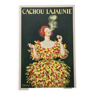 Affiche ancienne originale Cachou Lajaunie - Cappiello