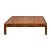 Table basse en loupe d'orme