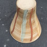 Vase en céramique émaillée hohr made in germany numéroté design et vintage