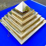 Wall lamp or ceiling lamp pyramidal , modernist constructivist