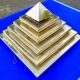 Wall lamp or ceiling lamp pyramidal , modernist constructivist