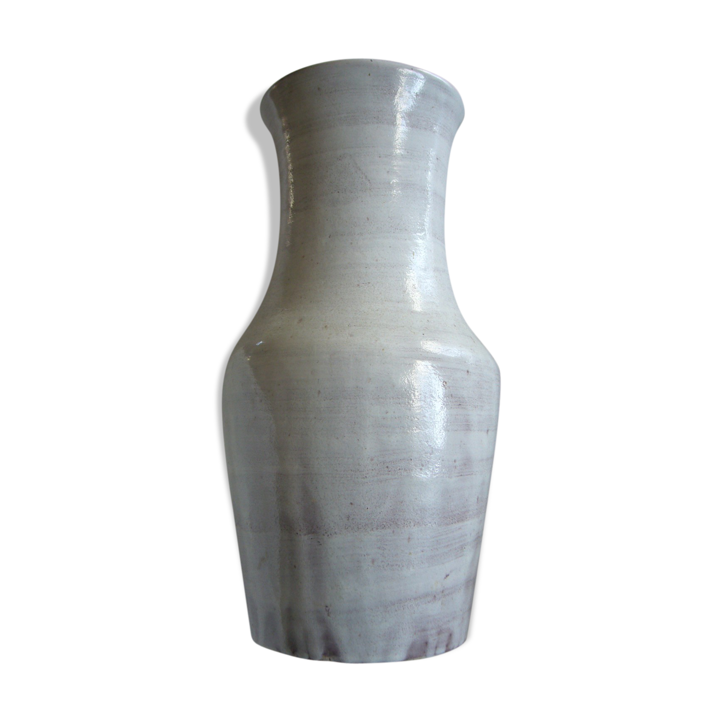 white ceramic vase 60s/70s