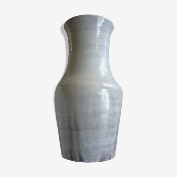 Vase en céramique blanche années 60/70