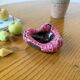 Fatlava style ashtray Vallauris pink