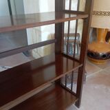 Foldable wooden shelf