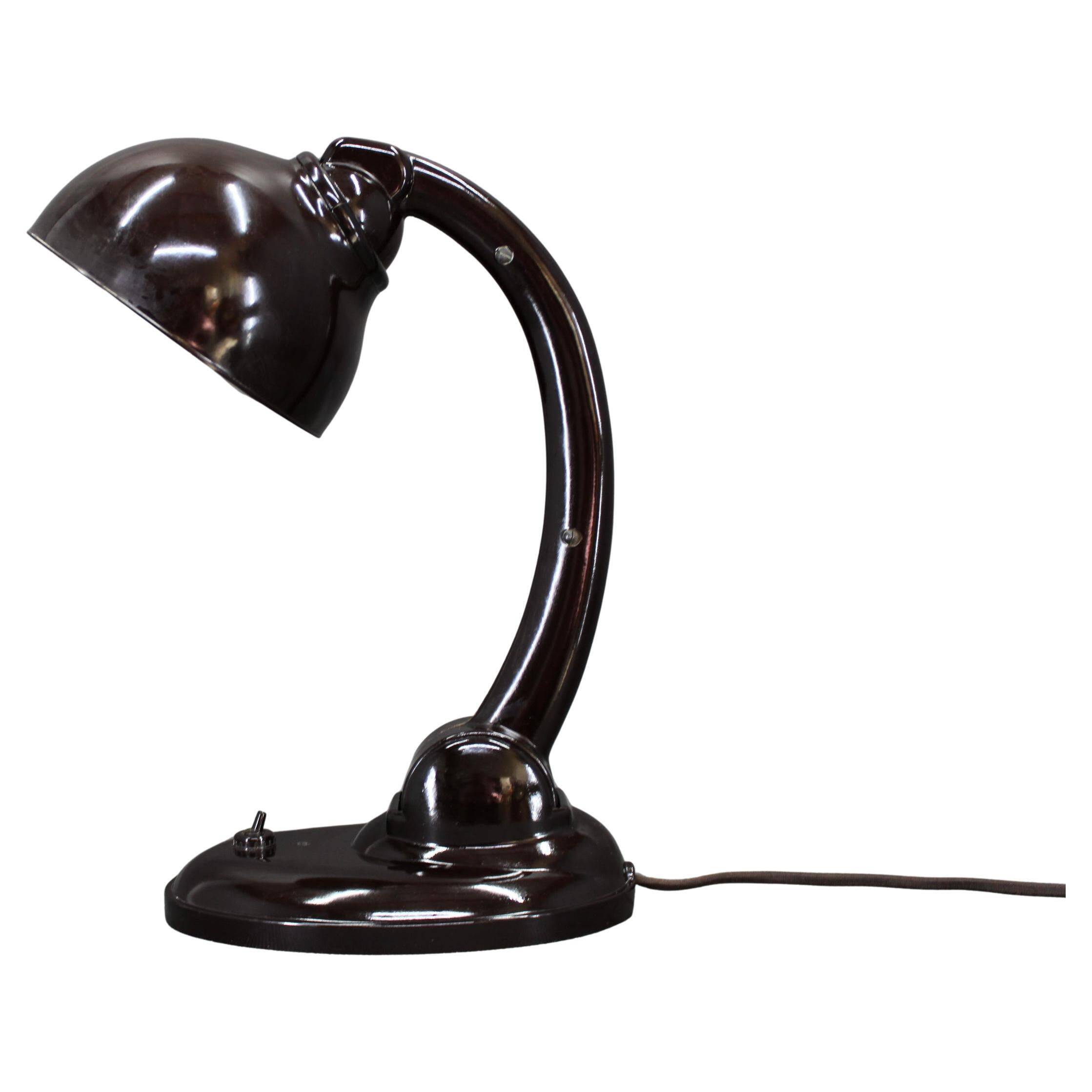 Bauhaus Bakelite Table Lamp by Electrosvit, Model 11126, 1930s
