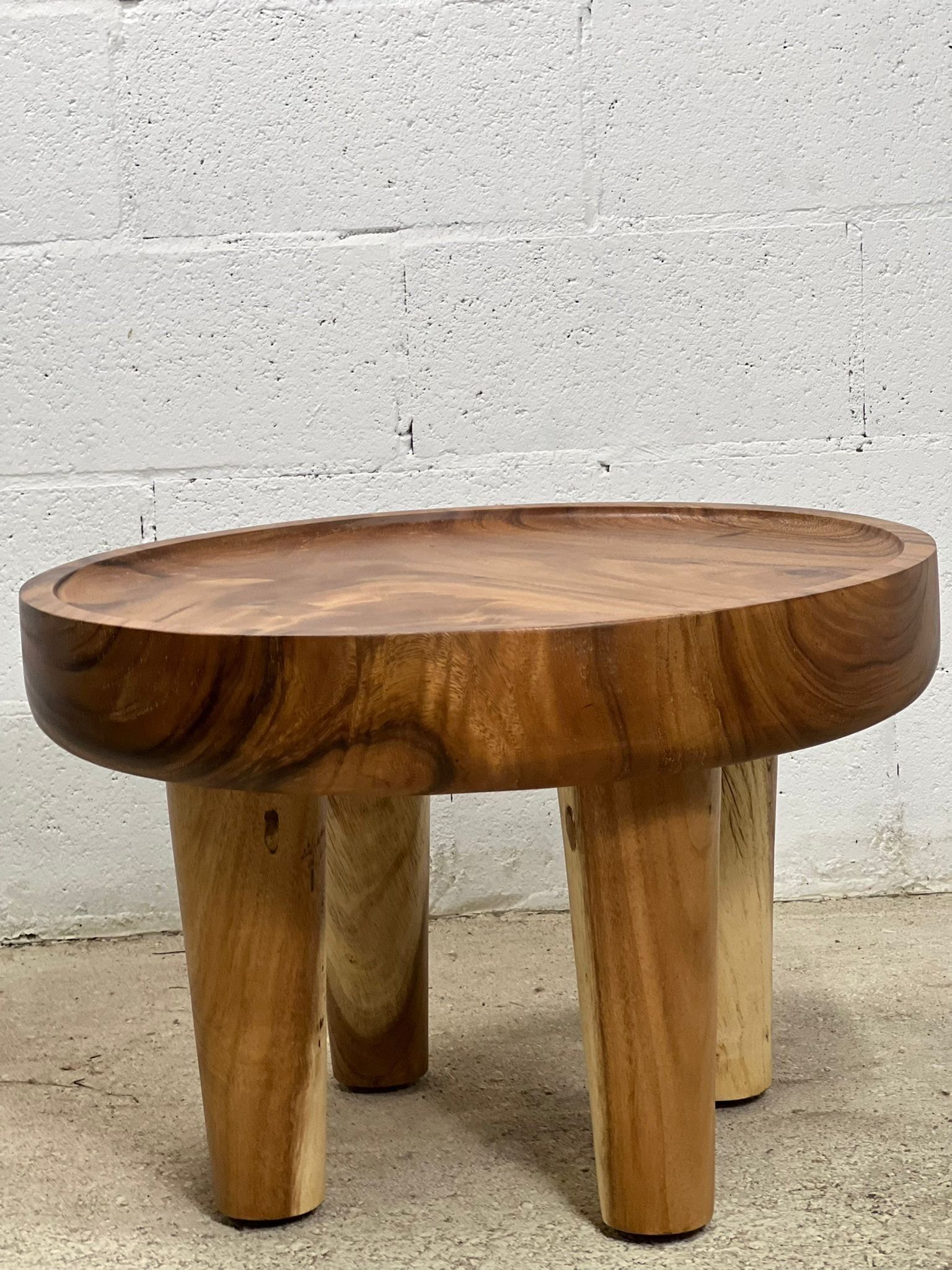 Round coffee table / coffee table / side table wabisabi