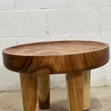 Round coffee table / coffee table / side table wabisabi