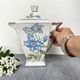 Art Deco porcelain teapot from Limoges 50s