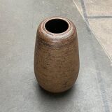 Brutalist mid-century studio ceramic vase by Sybille Karrenberg-Dresler, 1960s.