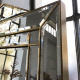 Italian design milked gold mirror