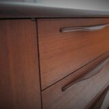 Scandinavian design enfilade in vintage teak