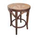 Tabouret bois et cannage
