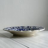 Assiette en céramique bleue