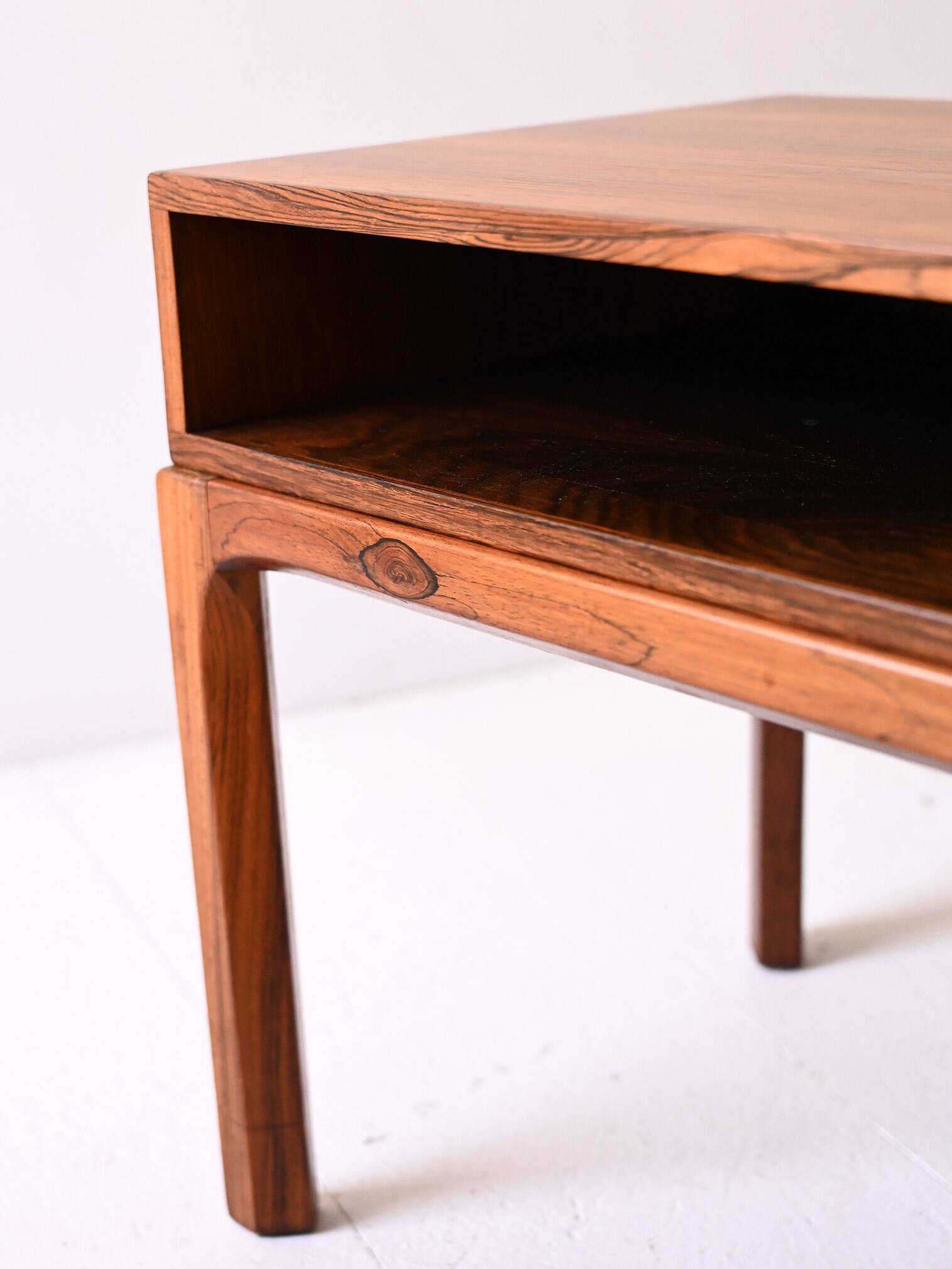 Pair of rosewood nightstands by Kai Kristiansen