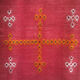Vintage Berber kilim carpet 110x210cm