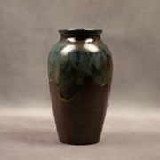 Glazed stoneware vase by Michel & Denise Pointu - Puisaye stoneware, 1950s