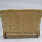 1950s, Danish 2-seater sofa, green/honing furniture velour.