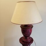 Living room lamp on column