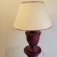 Living room lamp on column