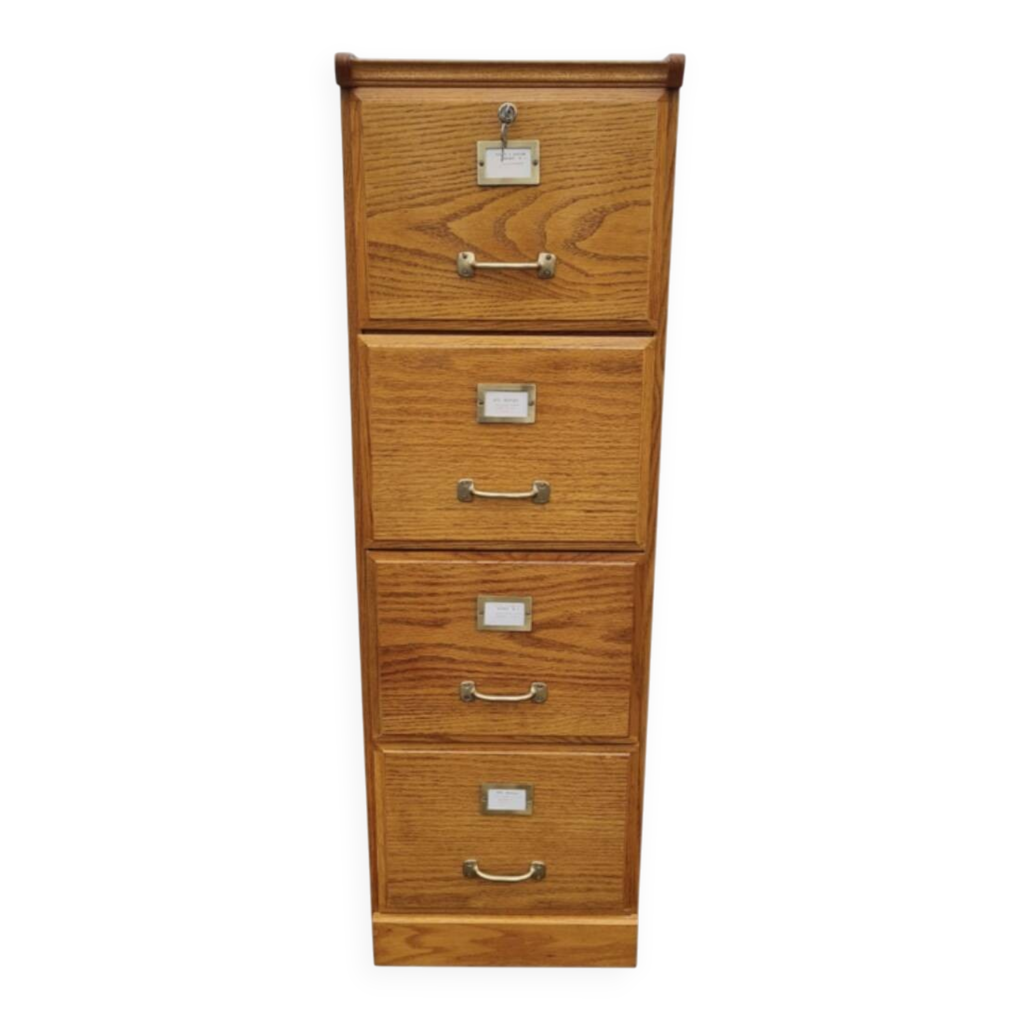 Meuble classeur en chêne des années 60