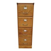 Oak filing cabinet from the 1960s