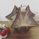 Suspension ceiling light Scandinavian wire and wood