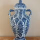 Covered pot in Delft porcelain