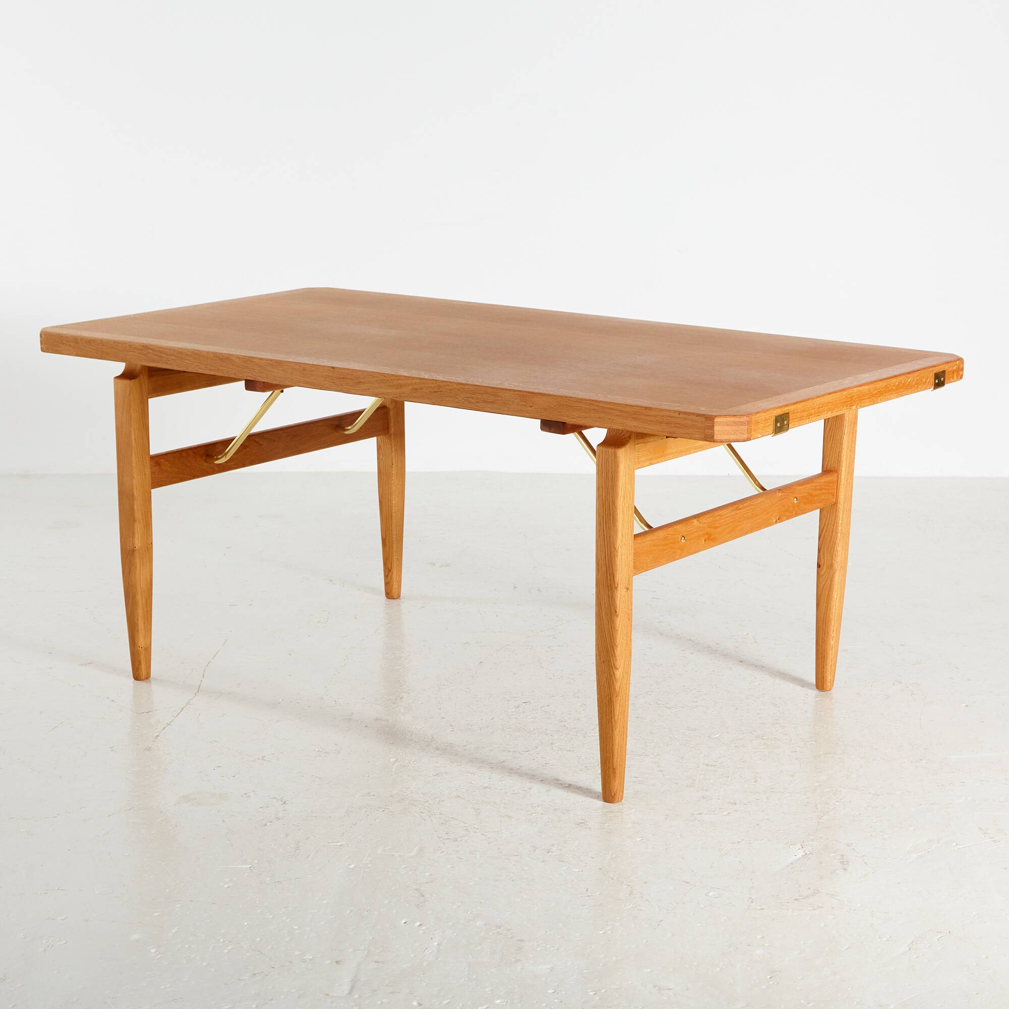 Restored oak dining table