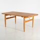 Restored oak dining table