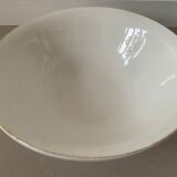 Old white salad bowl