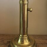 Brass torch candle push button