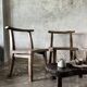 Large old teak chair or armchair H84 L60