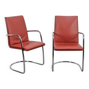 chaises Mizar en cuir - ensemble