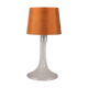 Frosted glass lamp and wild silk