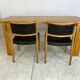 Scandinavian modernist brutalist pine rectangular dining table, 1960s