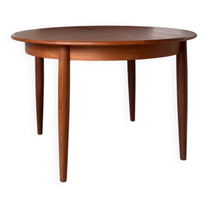 table ronde danoise en - teck